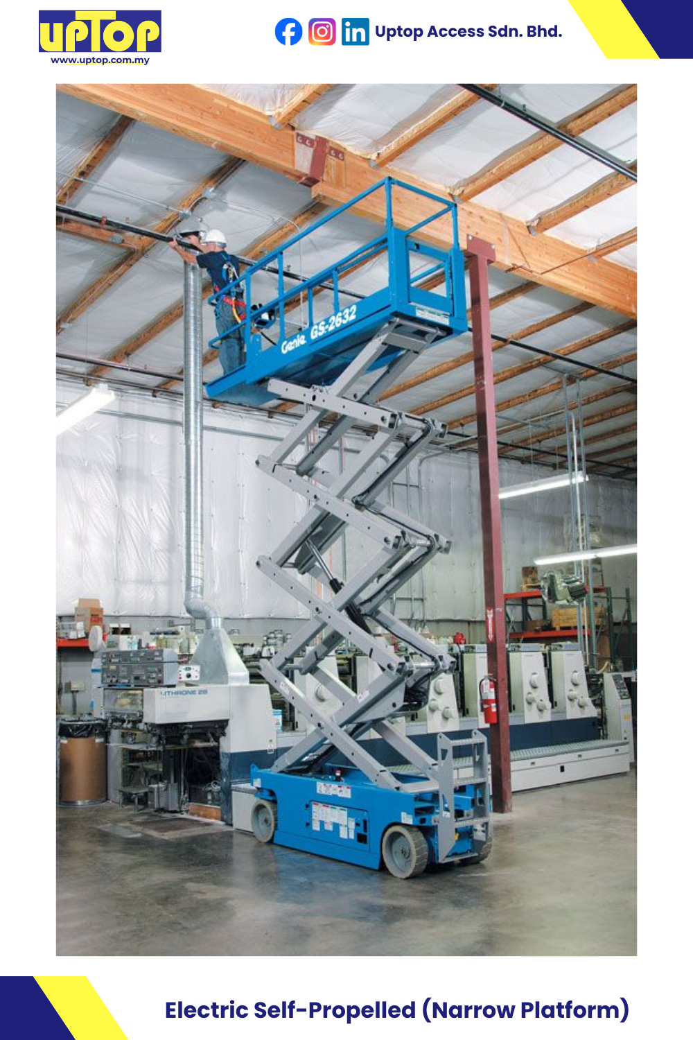Genie Electric Self-Propelled Scissor Lift Rental & Sales